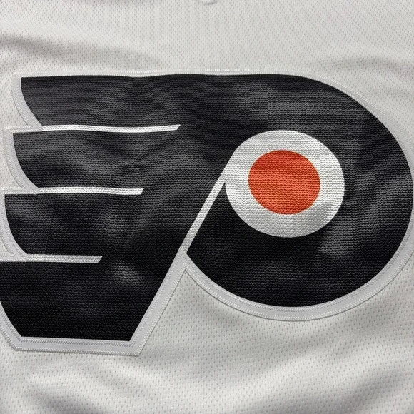 Fanatics Breakaway PHILADELPHIA FLYERS Big Tall Blank WHITE Hockey Jersey 5XL